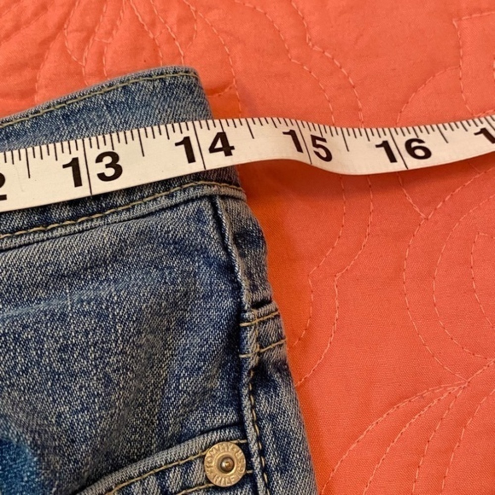 Tommy Hilfiger Lola Vintage Jeans Size 27 Flag Logo - Picture 6 of 10